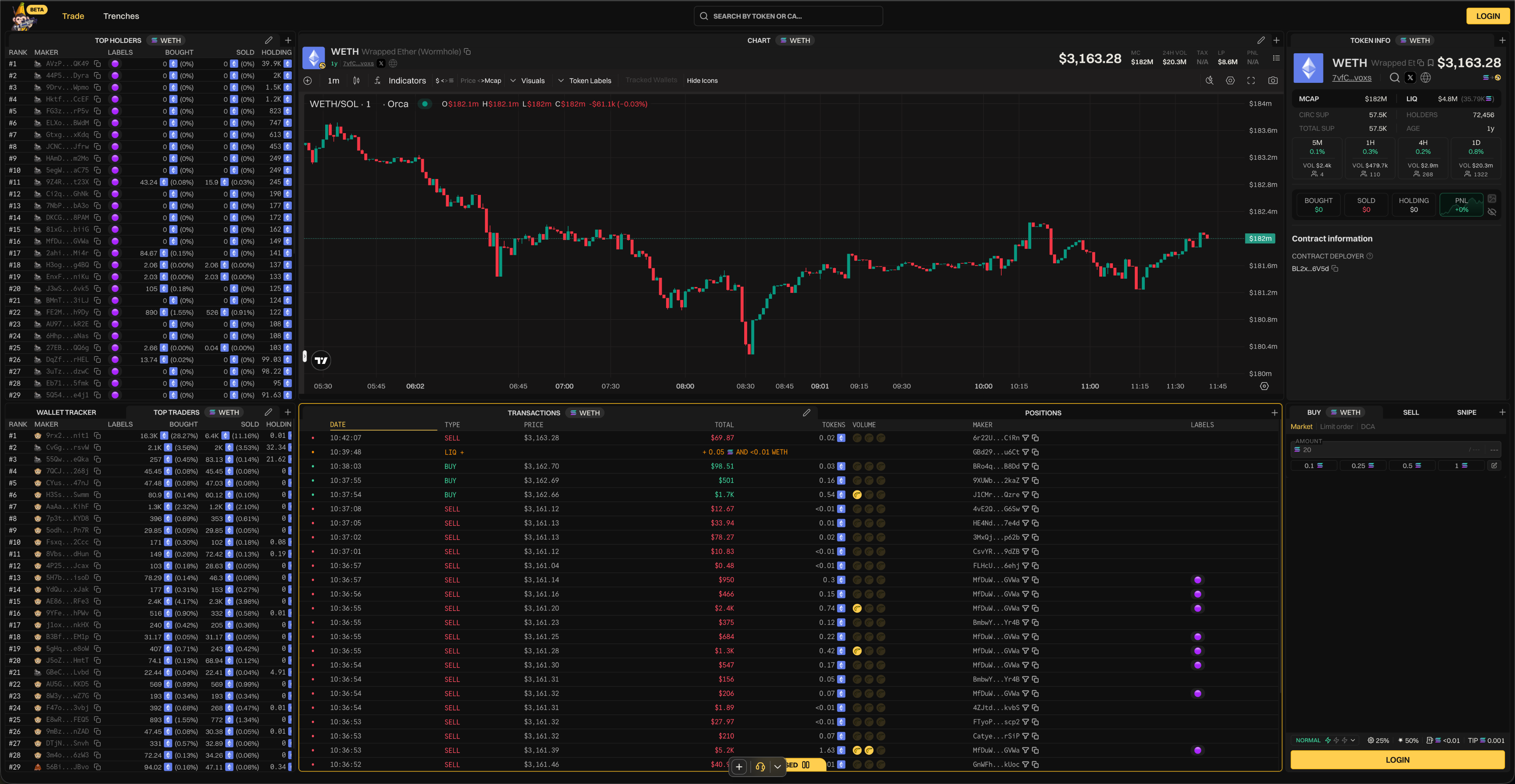 Banana Pro Trading Interface
